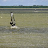 Windsurfing na jeziorze Gardno
